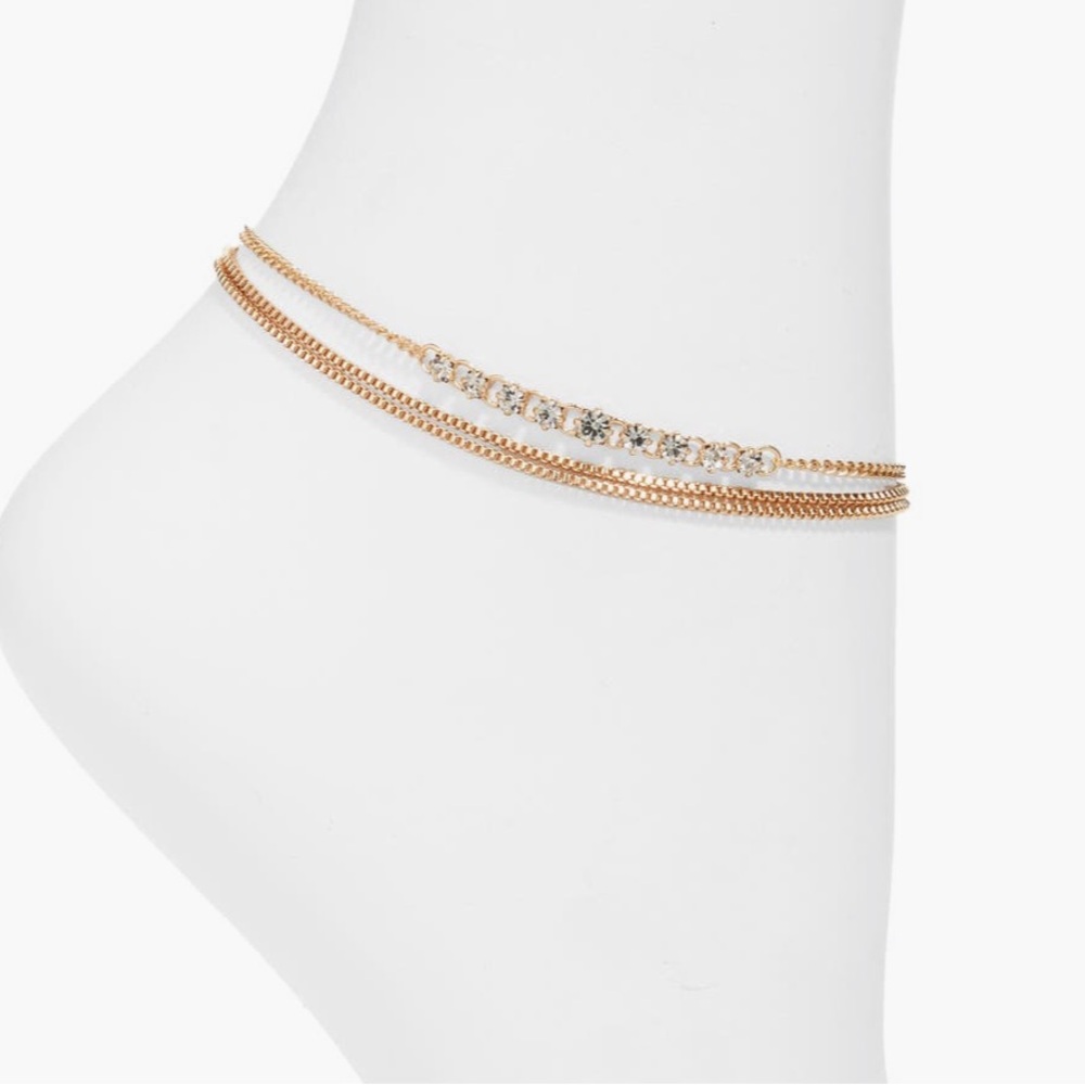 Open Edit Layered Anklets